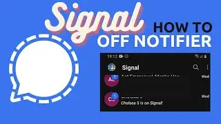 How to turn off is on Signal notification on the Signal app | Signal app Tips & Tricks