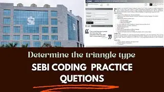 Determine Triangle Type | Parikshak Sebi Coding Question Practice