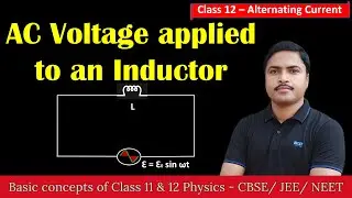 ac circuit containing inductor only / ac voltage applied to an inductor / inductive reactance