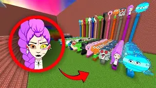 New Sprunki OC Rumi In Colored Lines Minecraft PE MOD