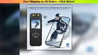 Z09  WIFI Camera 4K 1080P H.264 Video Handheld 180 Camera Wide Angle Lens Rotating HD Recorder