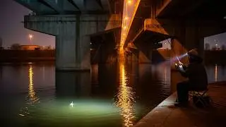 Fishing Under the Bridge at Night&hellip; BIG MISTAKE?