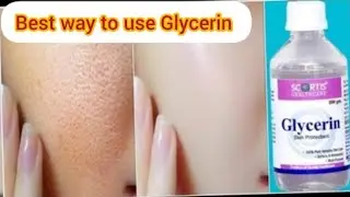 By using Glycerin This Way Your Skin Will Look So Young, Tight, Shiny, Spotless and glowy