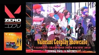 Valorant Cosplay Showcase at Viewing Party Valorant Champions Tour Pacific by Victus , 14 Mei 2023.