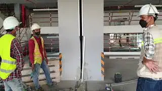 Expansion Joint for Columns at Car Parking