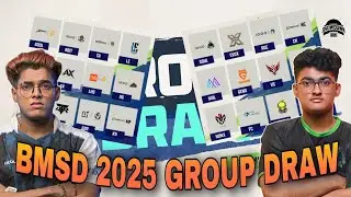 BMSD 2025 GROUP DRAW ROUND 1 | BGMI TOURNAMENT