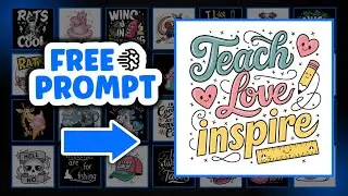 FREE Ideogram Prompt for the Teacher Niche