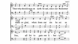 Sussex Carol, On Christmas Night All Christians Sing, notated music