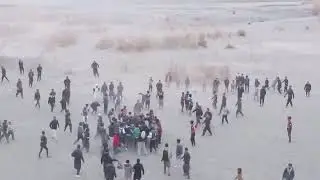 fighting during football match in chitral