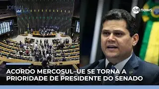 Alcolumbre prioriza acordo Mercosul-UE e articula visita ao Parlamento Europeu | #JornaldoSBTNews
