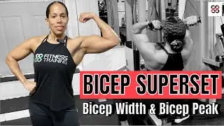 Bicep Superset For Bicep Width & Peak 💪💪 #88fitnesstraining #biggerbiceps #bicepsworkout #biceps