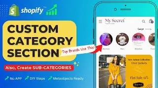 Stunning Shopify Custom Category Section 🤐 | The must have feature for 2026 | Easy Installation