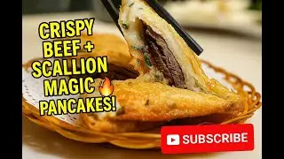Crispy Beef + Scallion Magic Pancakes! 🌶 🔥