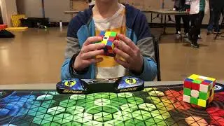 Cubing with intention in Denton competition vlog