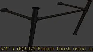 Kingston Brass VPB13688 Fauceture Console Sink Legs, 28.5