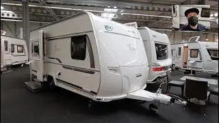 Fendt Tendenza 465 SFB Caravan Camping RV travel trailer Camper Camp walkaround and interior W1476