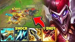 ⚠️build de shaco AD  + 3000 de da&ntilde;o⚠️ stompeando la partida con los nuevos objetos de craitico rotos
