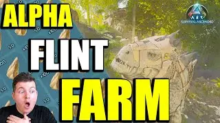 How to GET SLOTCAPS OF FLINT LIKE The Alpha - NEW FARMING METHOD | Ark Survival Ascended