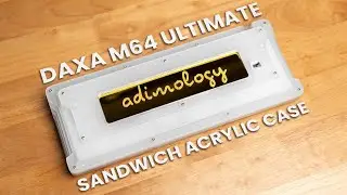 REXUS DAXA M64 Ultimate Sandwich Acrylic Case by Kidstores (M61, Fantech MAXFIT61)