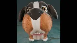 Beagle Puppy - 3D Character #shorts #3danimation #characterdesign