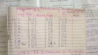 JULY 2018 M3-R4 O LEVEL C PROGRAMMING ANSWER KEYS JULY 2018