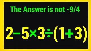 Most people Get This Simple MATH Question WRONG! 