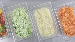 Robot-Coupe R301 Ultra  Food Processor : Multi-cuts of Courgettes, Peppers, Cheese, Carrots