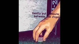 Poker chip one handed shuffle quick tutorial