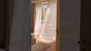 A Simple Way to Create a Peaceful room! #homedecor #customcurtains #interiordesign #ixacurtains