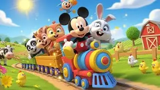 &ldquo;Mickey Mouse Giggle Train Adventure to the Farm with Owl & Friends 🐭🦉🐼🐰 | Fun Kids Story&rdquo;