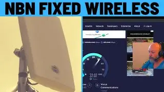 NBN Fixed Wireless Antenna + Speed Test Comparison Versus ADSL