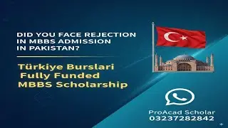 MBBS in Turkey, Fully Funded T&uuml;rkiye Burslari Scholarship
