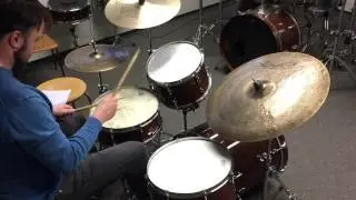 Worldmax Mahogany Jazz Drum Set