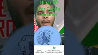 Bihar ki GDP? #bihar #GSDP #percapitaincome