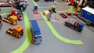 Stockholm RC Trucks 1:14 @ Modellfordonsm&auml;ssa p&aring; Munktellmuseet i Eskilstuna 2016