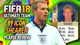 FIFA 18 ALAN SHEARER (89) *ICON* PLAYER REVIEW! FIFA 18 ULTIMATE TEAM!