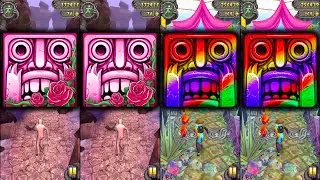Temple Run 2 Winter Wasteland Vs Temple Run 2 Holi Festival - Endless Run Gameplay