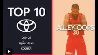 【西甲籃🇪🇸 精華花絮-2024-25 Top 10  🏀】十大精華Alley-Oops入樽 |【ACB Highlights🇪🇸-2024-25 Top 10 🏀】Top 10 Alley-Oops