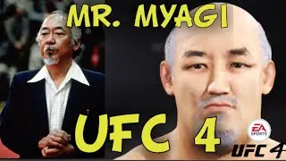 HOW TO CREATE MR. MYAGI IN UFC 4 | KARATE KID / COBRA KAI