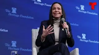 Mar&iacute;a Corina Machado speaks about her meeting with Trump | Telemundo English