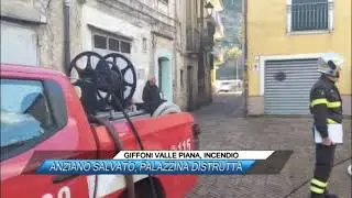 ✅ GIFFONI VALLE PIANA, INCENDIO ANZIANO SALVATO PALAZZINA DISTRUTTA  |SUD TV 114|