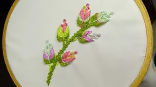 Just awesome...Look at the cutest flower embroidery design