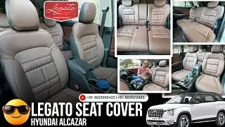 Hyundai Alcazar Transformed with Legato Seat Covers! 🚙✨