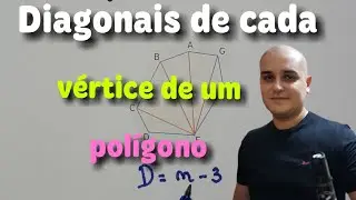 Polígonos 09: Número de diagonais de cada vértice do polígono