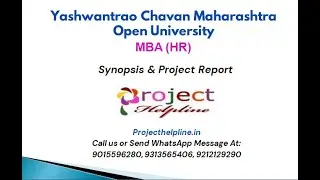 YCMOU MBA-P79 HR PROJECT AND SYNOPSIS
