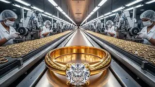 Inside the Billion Dollar Jewelry Factory: How Gold & Gems Become Luxury Products | Full Process