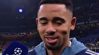 Inter Milan vs Arsenal 1-3 | Gabriel jesus  | Post Match Interview 