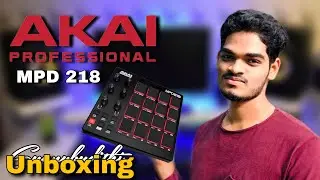 Akai mpd218 finger pad (unboxing)