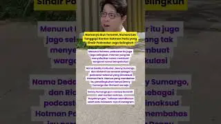 Namanya Ikut Terseret, Richard Lee Tanggapi Konten Hotman Paris yang Sindir Podcaster Jago Selingkuh