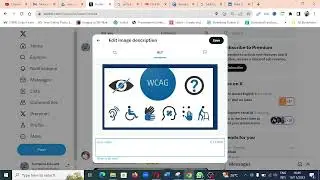 Adding alternative text in images on X (Twitter) | Computer